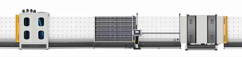 2500 Vertical Insulated Glass Washing and Drying Machine