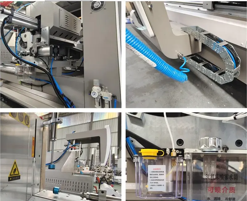 CNC Automatic Double Head Mitre Saw for Aluminum Window Door