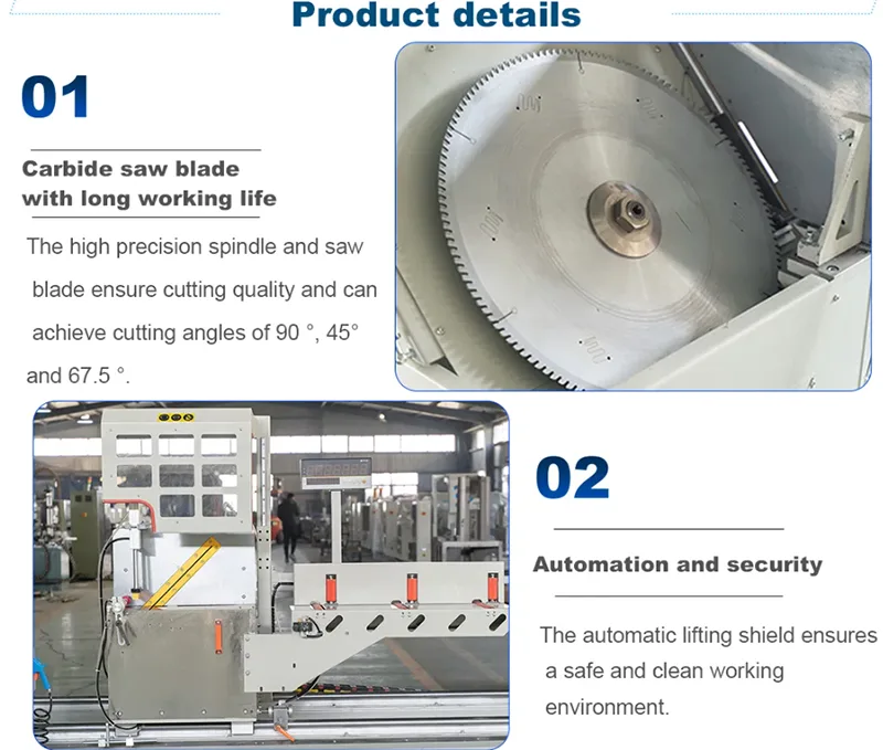 CNC Arbitrary Angle Mitre Saw for Aluminum Profile Cutting