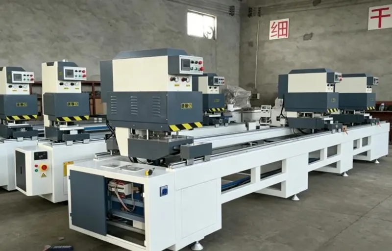 Three Head Seamless Welding Machine for PVC doors and windows