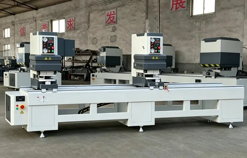 Three Head Seamless Welding Machine for PVC doors and windows