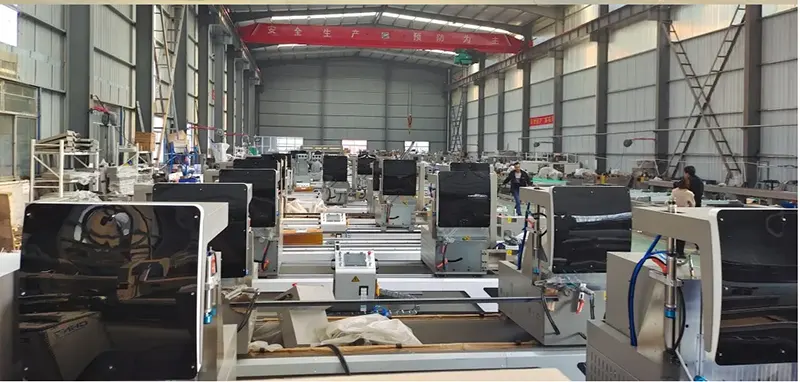 CNC Automatic Double Head Mitre Saw for Aluminum Window Door